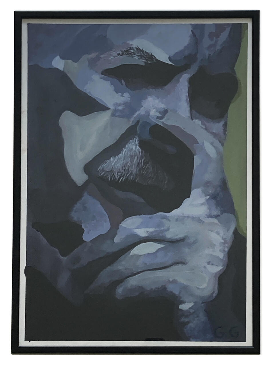 &#39;Magazine Man&#39; in Custom Frame